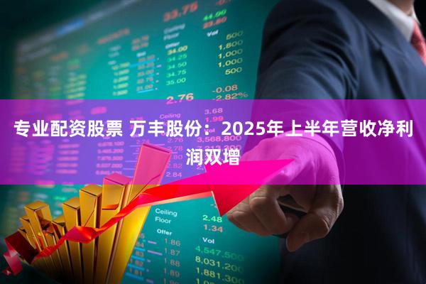 专业配资股票 万丰股份：2025年上半年营收净利润双增
